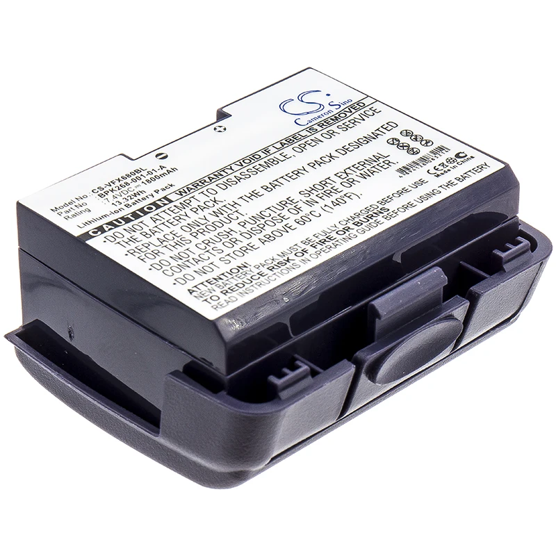 

Li-ion Payment Terminal Battery for VeriFone, 7.4V 1800mAh, Compatible Models: VX680,VX680 wireless terminal