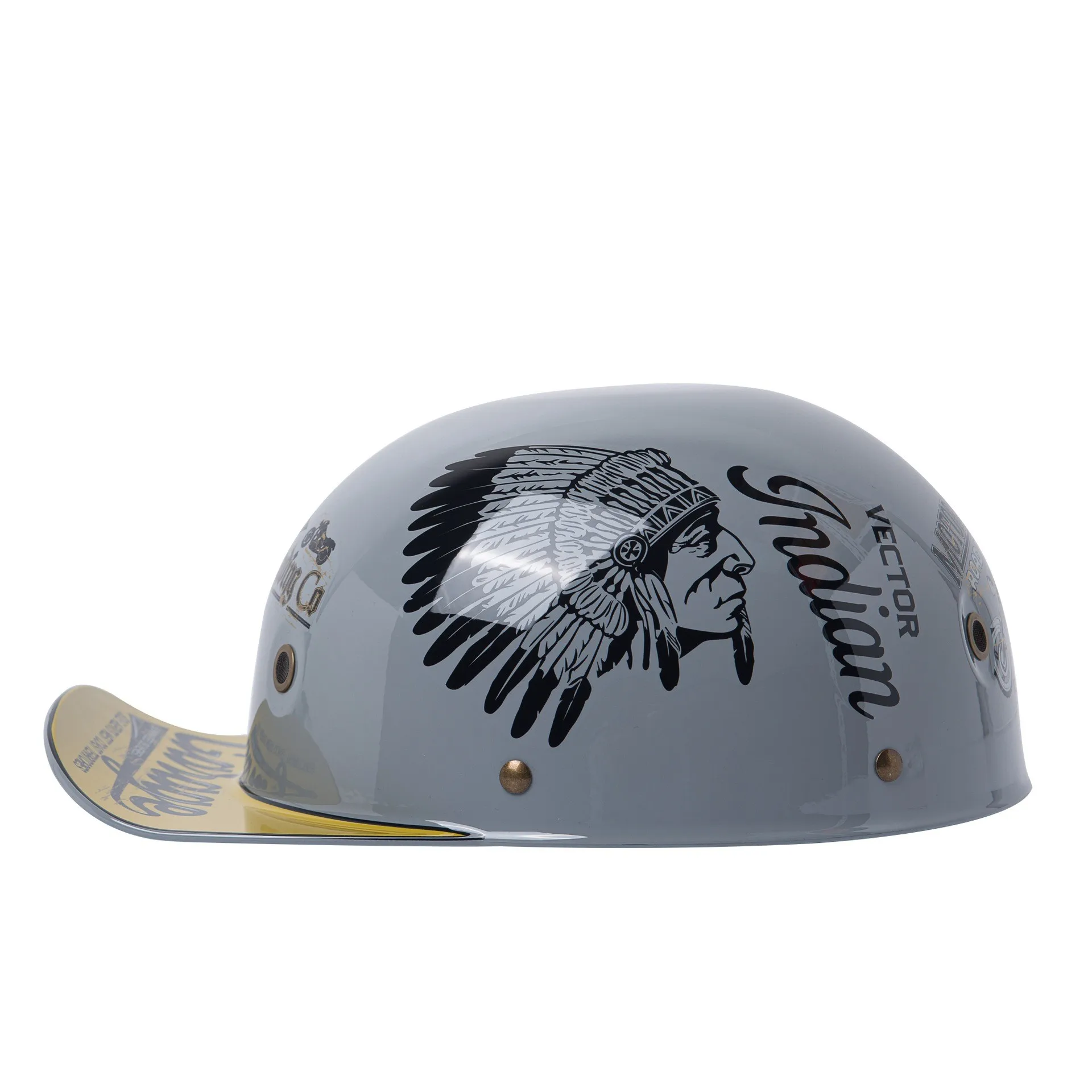 3C Wharf Helmet Commuter Electric Motorcycle Street Fighter Bending Beam Half Helmet Male Retro Female Portable Baseball Hat Hel