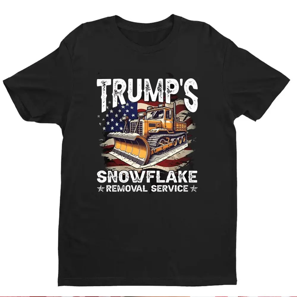 Trump Snowflake Removal Service Funny Donald Trump Funny 2024 Christmas Shirts Graphic T Shirts Mens Women Tee 100 Cotton Tops