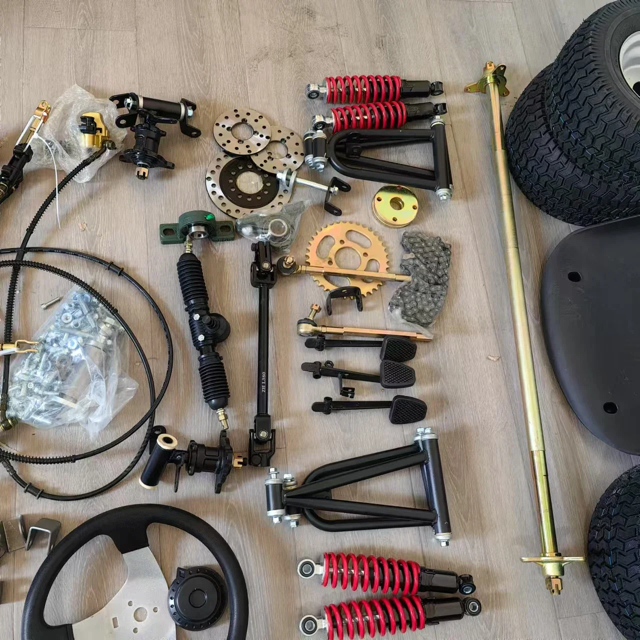 2025 New Model Electric Off-road Vehicle Kart Chassis Kit Motor Drive Axle Kit