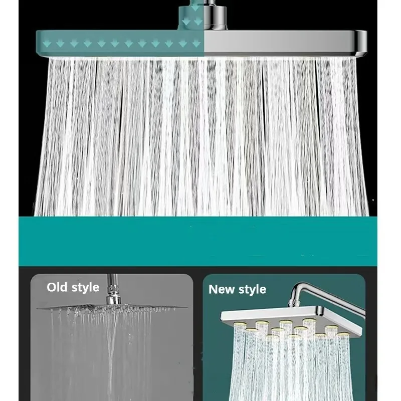 10-inch Large Shower Head Universal Large Shower Head Pressurized Anti-blocking Shower Head Bathroom Rotatable Top Spray