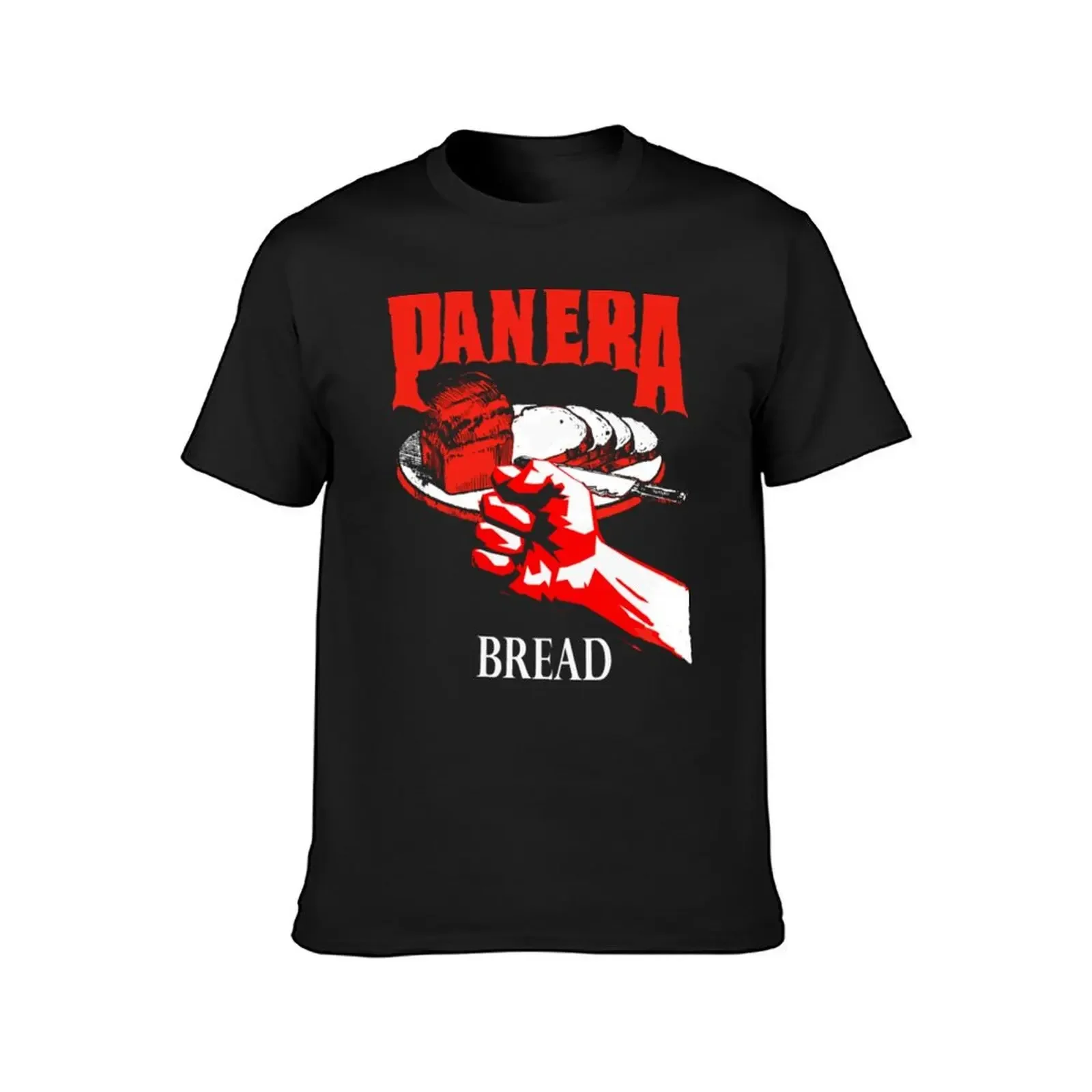 PANERA - Vulgar Display Of Bread Band Tee Parody Heavy Metal Hell Fire Funny Music Off Brand Knock O T-Shirt