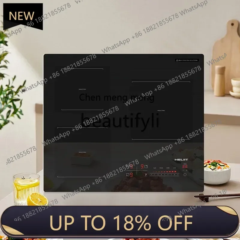 

Z189 A56 Three-head induction cooker Electric ceramic cooker Double stove Embedded household high power