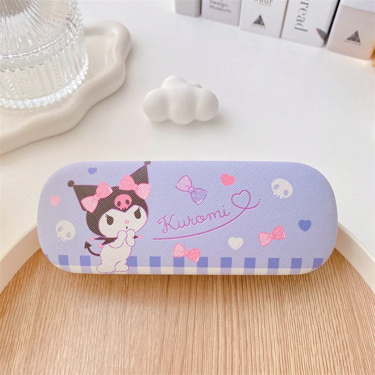 Estuche de gafas de concha dura Kawaii Sanrio, bolsa protectora de gafas de dibujos animados para Niña y Adolescente