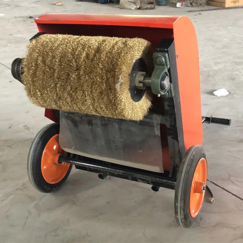 Round Pipe Derusting Machine Rustless Iron Rod Polishing Machine square Pipe Deruster