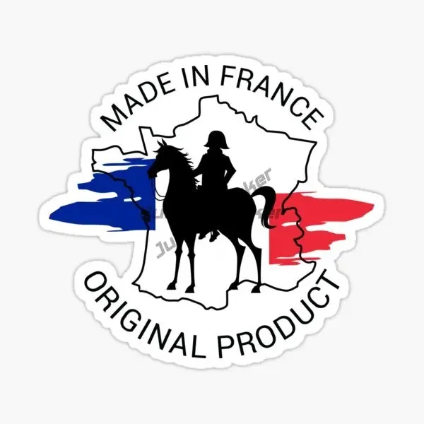France Flag Map Emblem Creative Personalized Stickers for Car Van Bicycle Helmet Window Fridge Wall Table Decoration Accessories