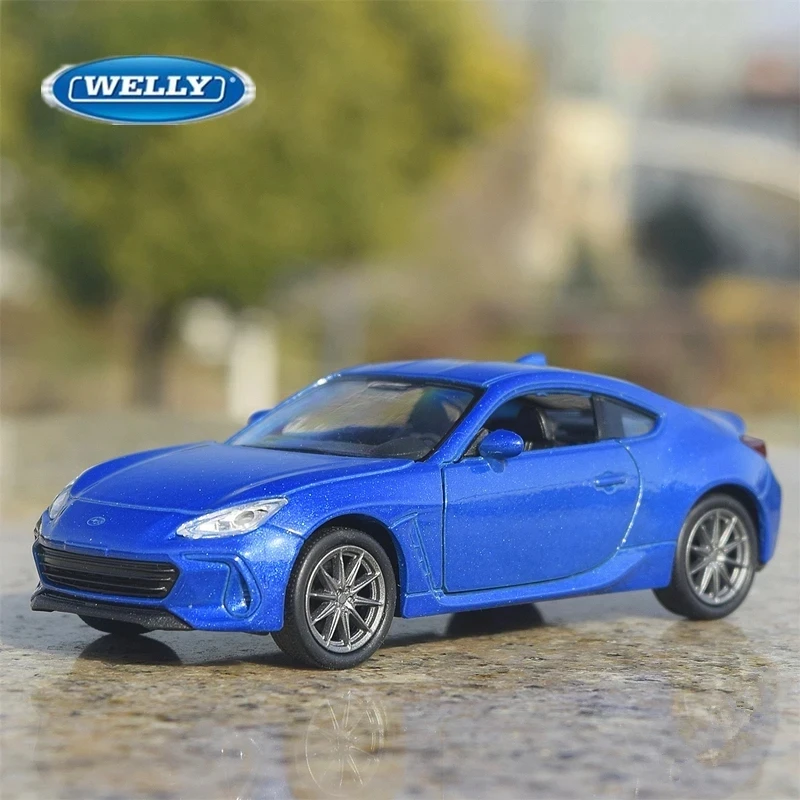 WELLY 1:36 SUBARU BRZ High Simulation Diecast Car Metal Alloy Model Car Children\'s toys collection gifts BD31