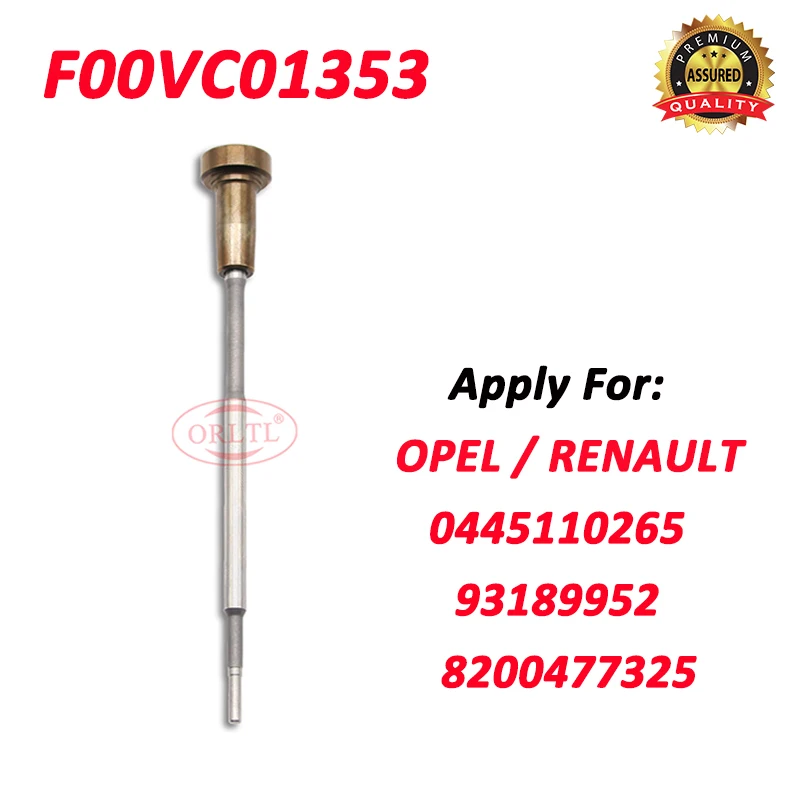 

F00VC01353 Регулирующий клапан форсунки F 00 В C01 353 для Opel Renault 0445110265 93189952 7701477325 8200484403