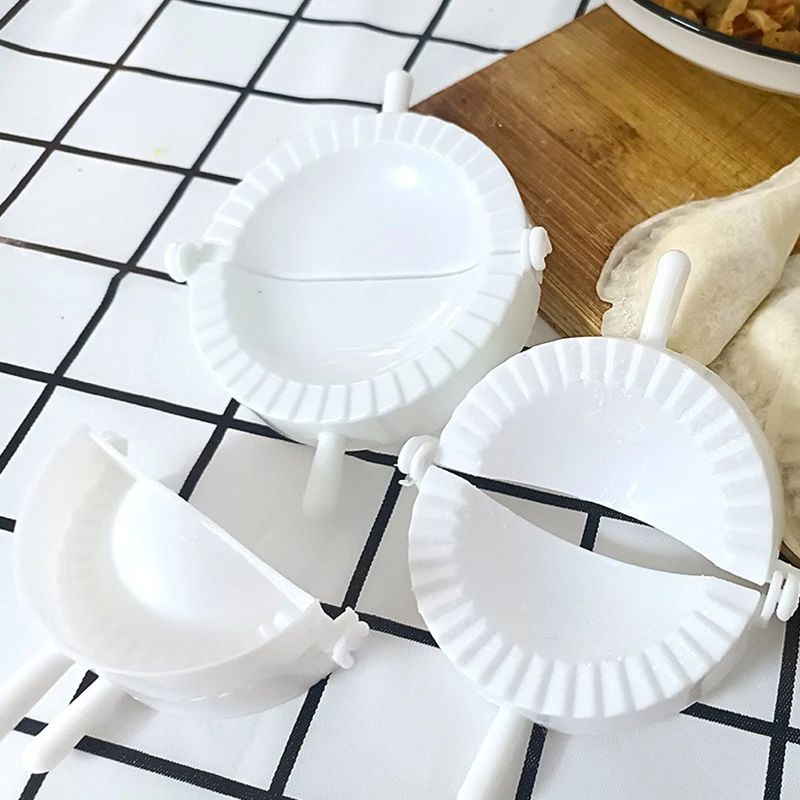 Plastic Dumplings Maker Set 3PCS/Lot 7cm/8cm/10cm Multiple Size Jiaozi Mold Set Party Cooking Tools Easy to use Pastry Tools ZYF