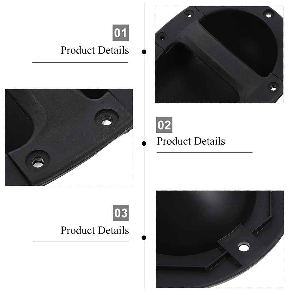 

4pcs Plastic Speaker Handle Sound Box Handle Replacement Sturdy Carry Grip For Amplifier Cabinet Case Outdoor Use Reliable