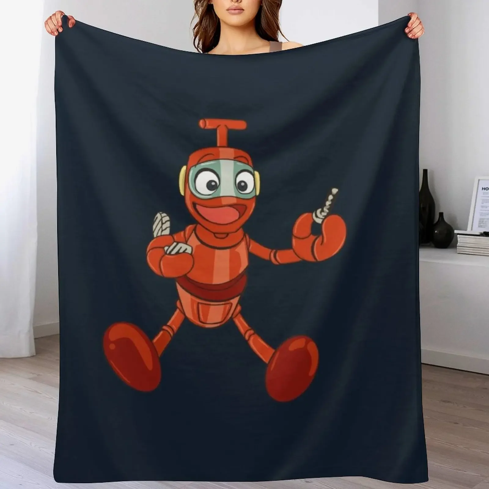 

Nono the little robot character of Ulysse 31 Throw Blanket christmas decoration Decorative Sofa anime halloween Blankets
