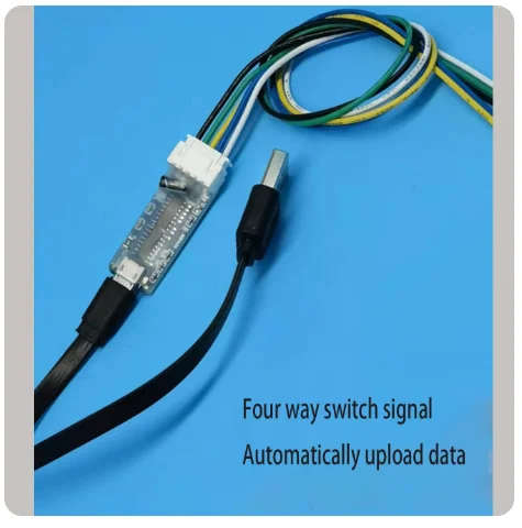 4-way switch input USB module infrared/photoelectric/proximity switch automatic signal reporting PYM21