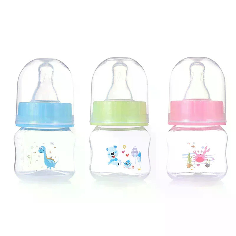 50ML Care Baby Newborn Mini Portable Feeding Nursing Bottle Bpa Free Safe Infant Nursing Nipple Feeder Fruit Juice Milk