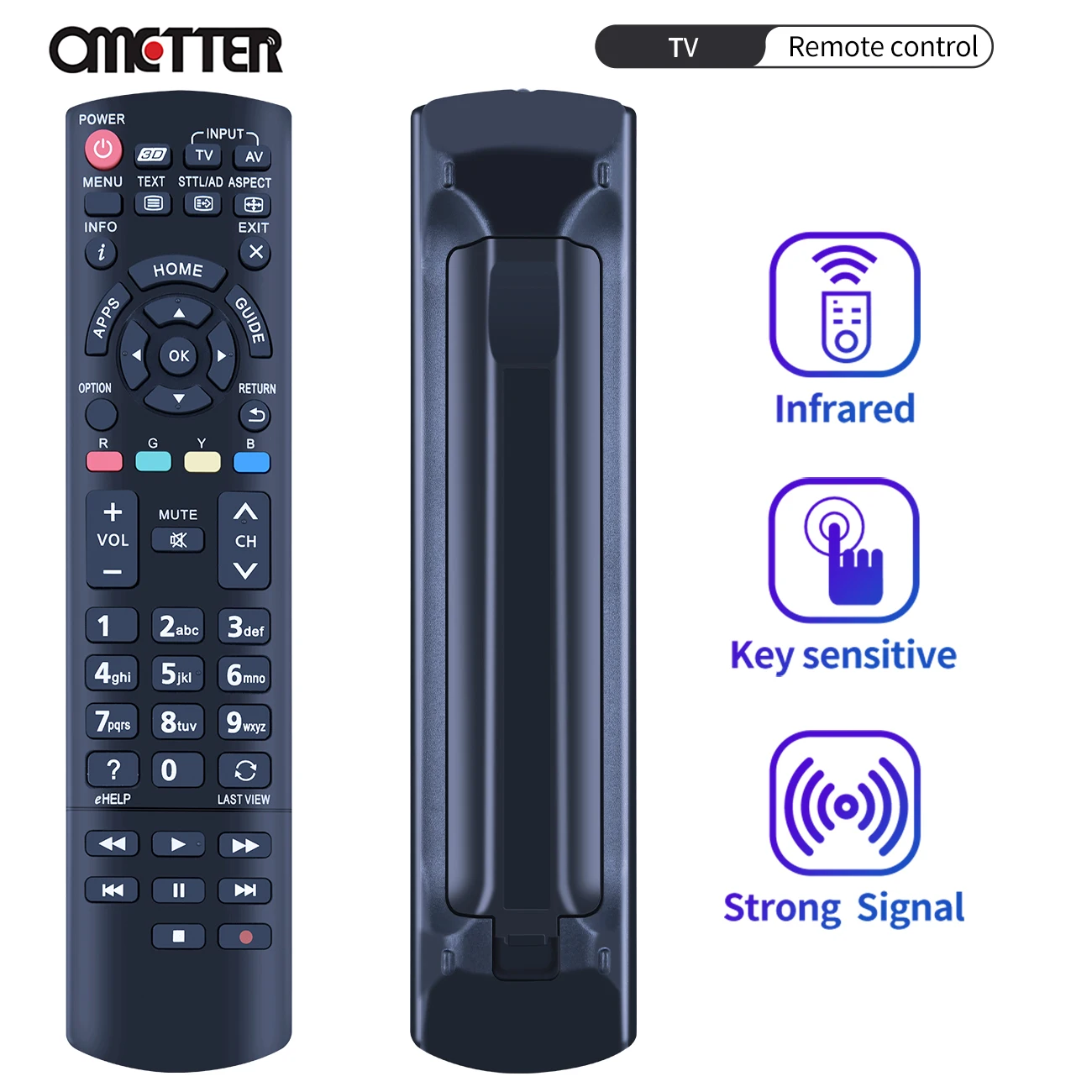 New N2QAYB000933 Remote Control Fit for TH-60AS700A TH55AX670A TH60AS740A TV Substitutes N2QAYB000854