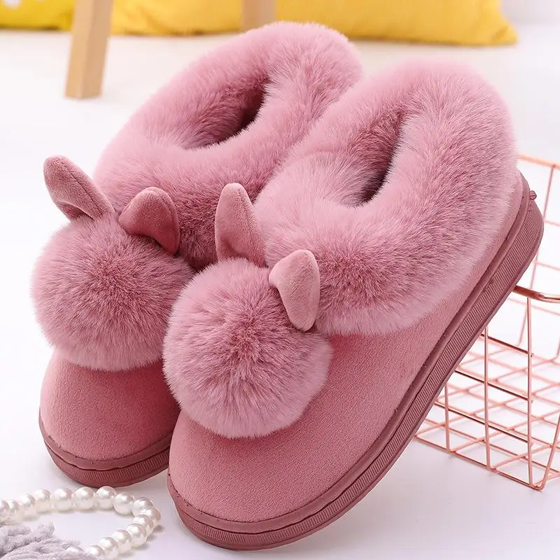 Fluffy Women's Slippers Flats Luxury Designer Woman Shoes Casual Ankle Boots Female Winter Indoor Elegant Fuzzy Fur Slides Soft image 6