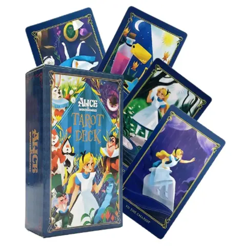 Talie Tarota Alicja 78 Kart Dla Początkujących Wróżbiarstwo Talia Kart Tarota Gra Planszowa Akcesoria Imprezowe