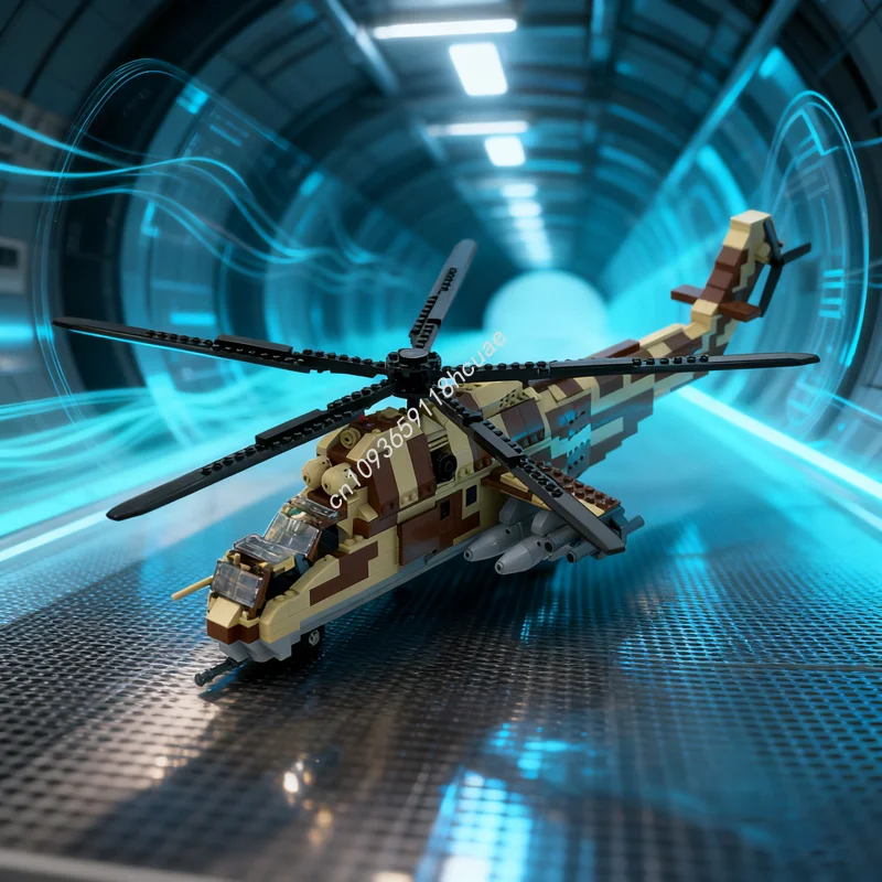 

873pcs MOC Mi HIND Systemed Model Building Blocks Construction DIY Creative Idea Education Christmas Gift Brick Toy Birthday