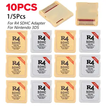 디지털 메모리 카드 보안 버닝 카드 골드 화이트 게임 플래시 카드, NDS 3DS 용 휴대용 플래시 카드, R4 SDHC, 1-10 개 