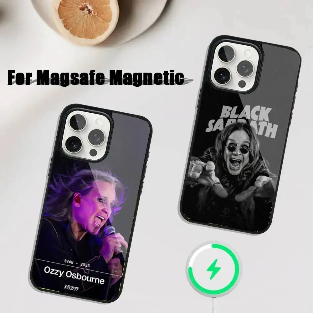 

O-Ozzy Osbourne Phone Case For iPhone 17,16,15,14,13,12,11,Pro,Max,Plus,Mini,SE4,E Magnetic Magsafe Wireless Charging
