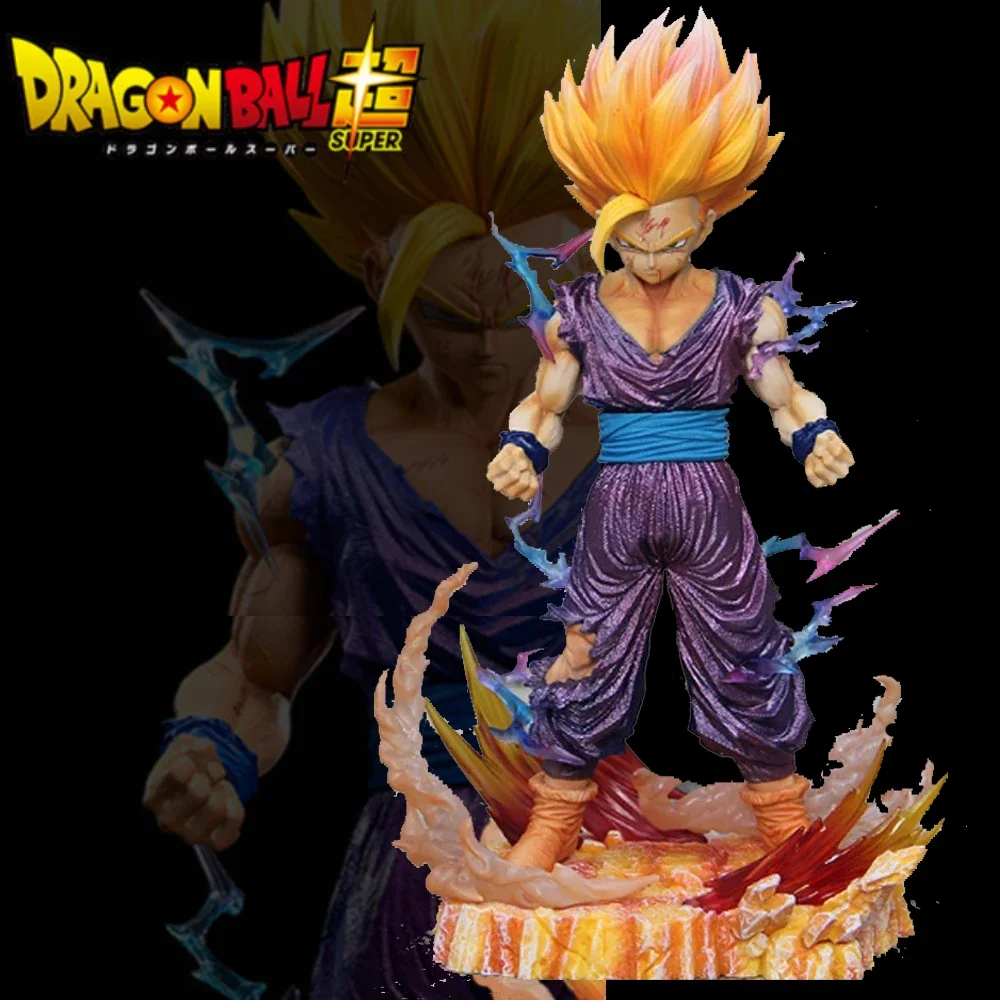 25cm Dragon Ball Z Anime Figure Son Gohan Action Figurine Super Saiyan 2 Cell Game giocattoli per bambini Decoartion Son Goku regalo gratuito