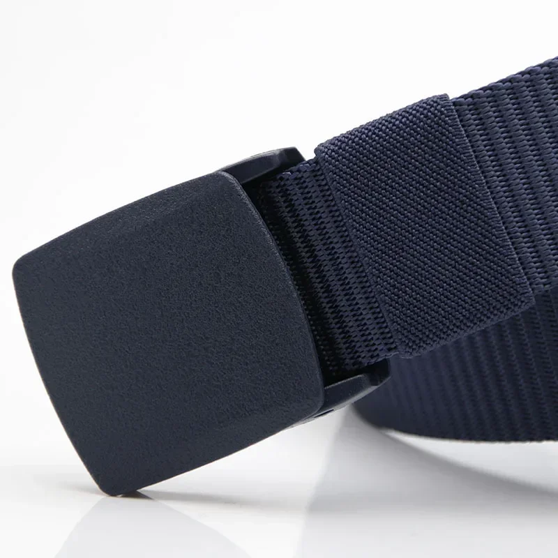 New Children\'s Belts Plastic Buckle Nylon Boys Children Casual Tactical Belt Kids Waistband Anti Allergy Students Waist Belt