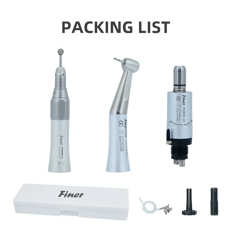 dent al handpiece kit with contra angle straight handpiece air motor dent al low speed handpiece set