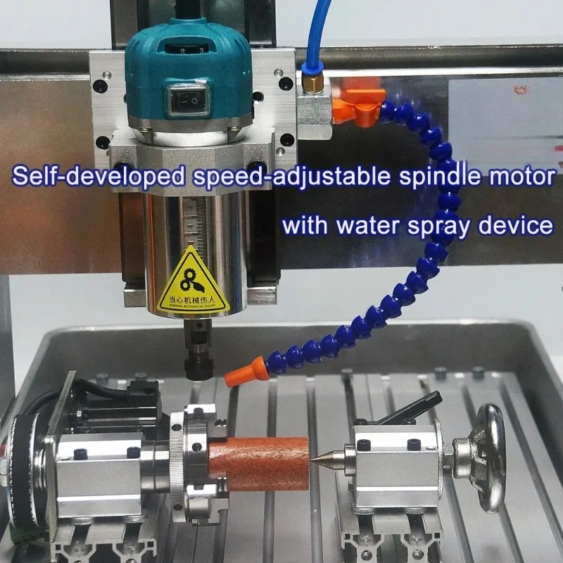 

5 Axis 6040 Wood Router 1500W 4 Axis Metal Milling Aluminum Engraving Carving Machine 3040 PCB Engraver with Water Tank