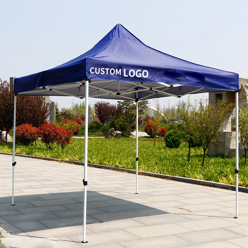 3x3m Pop Up Exhibition Outdoor Folding Gazebo Tent for Event Trade Show Canopy Advertising Tent