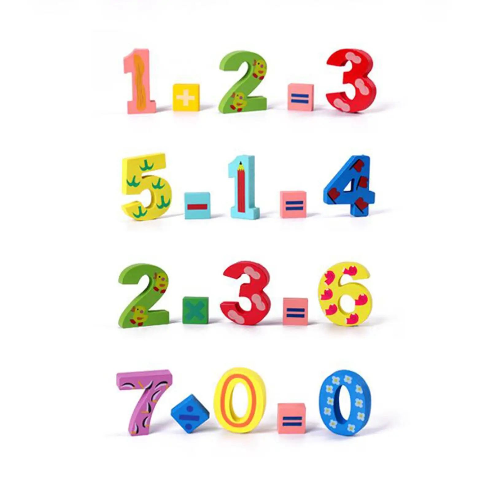 木製ジグソーパズル-学習用就学前パズル-2～4歳向け-子供用-新年ギフト