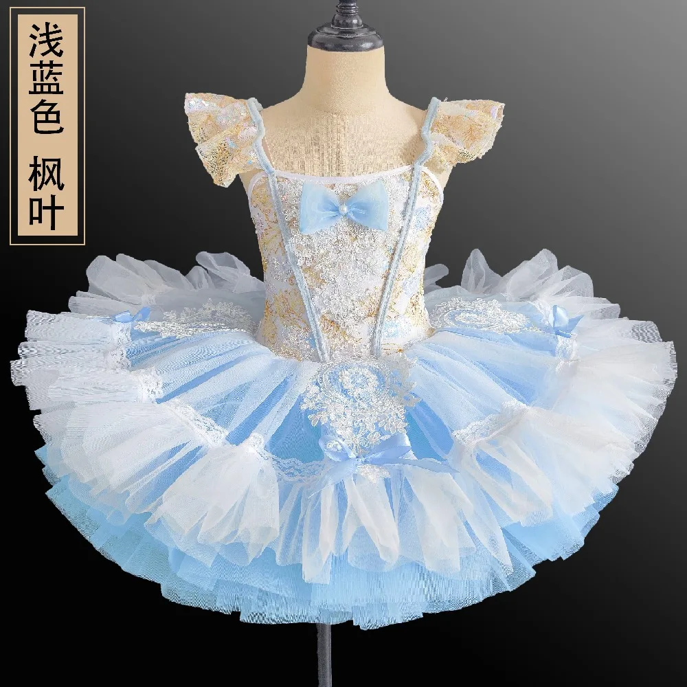 Kids Clothes Stage Costumes Performance Princess Fairy Children Clothing Leotards for Girls Dress Ballet Tutu Dance Wear Party image 2