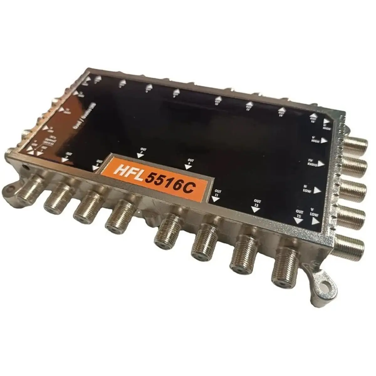 5x5x16 Satellite Multi Switch 5 in 16 Out Switch, Diseqc 22k Multi-Terminal DVB-S2 Signal Splitter