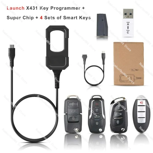 launch x431 key programmer, remote control key programmer, 1 chip, 4 keys