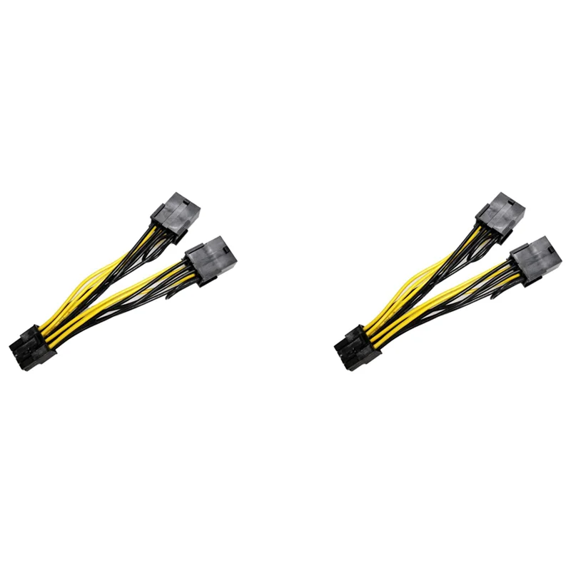 2X 8Pin إلى المزدوج 8Pin(6 + 2) كابل الطاقة GPU كابل الطاقة ل تسلا K80 M40 M60 P40 P100-N25R