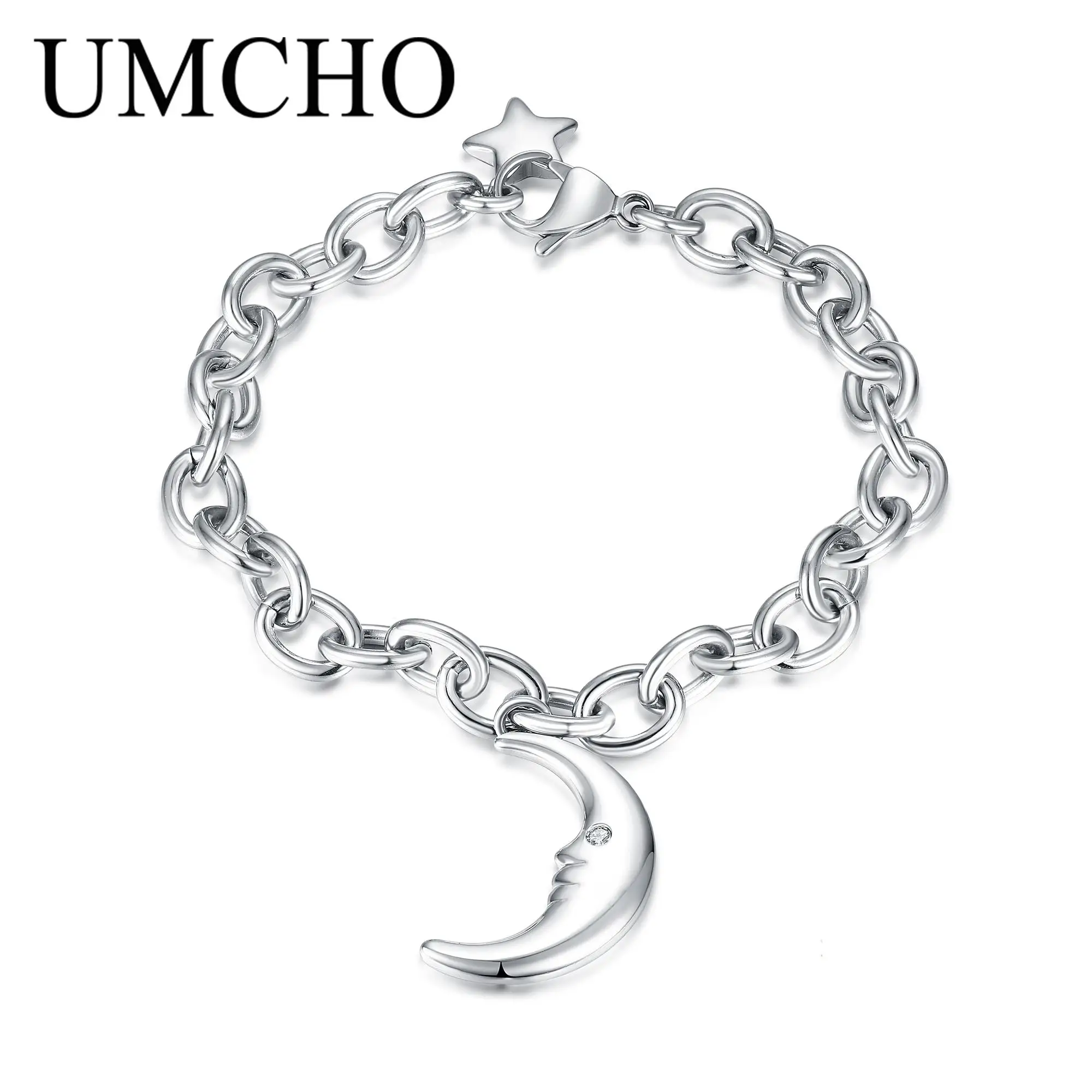 

Umcho Exquisite 316L Stainless Steel Moon Bracelet
