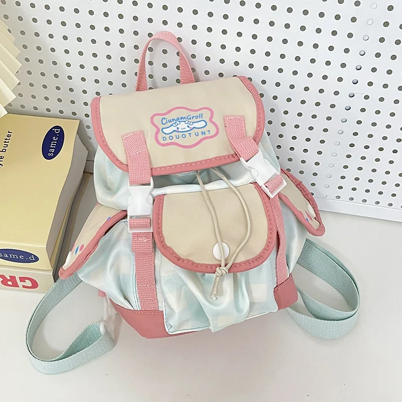 Fashion anime trend Cinnamoroll backpack a nylon backpack that can be used either on a shopping trip or at school