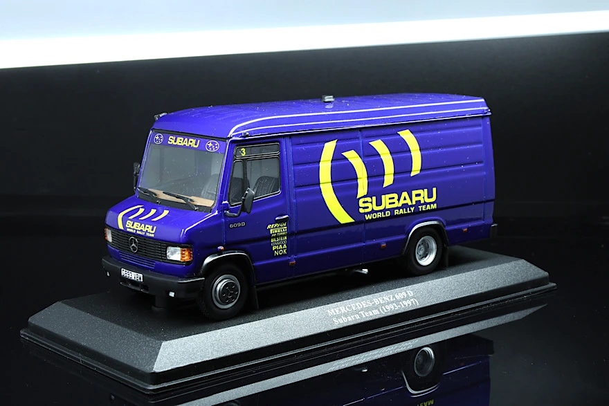 

Diecast IXO 1:43 Scale BENZ-Benz Truck Subaru Team 609D 1993 Vario Alloy Car Model Collectible Toy Gift Souvenir Display