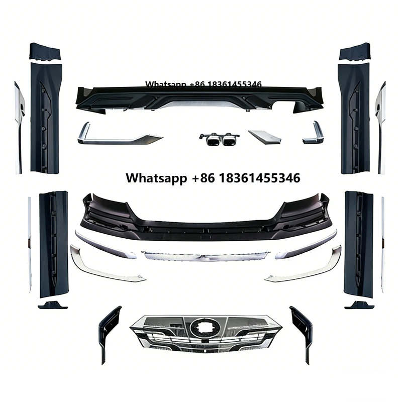 

For Alphard 2024 Tegarry High-Quality 2024 Model M Upgraded Car Body Kit with Front and Rear Lips