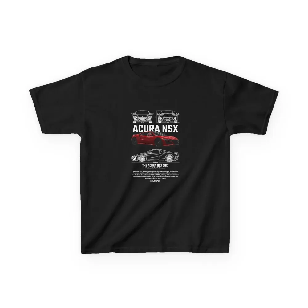 

Honda Men's and Women's T-shirt Acura NSX Summer Cotton Short-sleeved Shirts Spring and Autumn Motorcycle Racing car Top