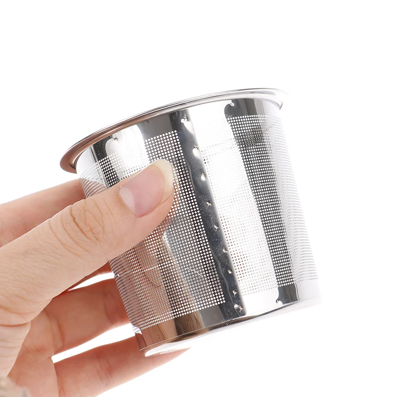 Home Stainless Steel Tea Infuser Silver Mesh Kitchen Accessories Safe Density Tea Strainer Herb Tea Tools Tea Strainer