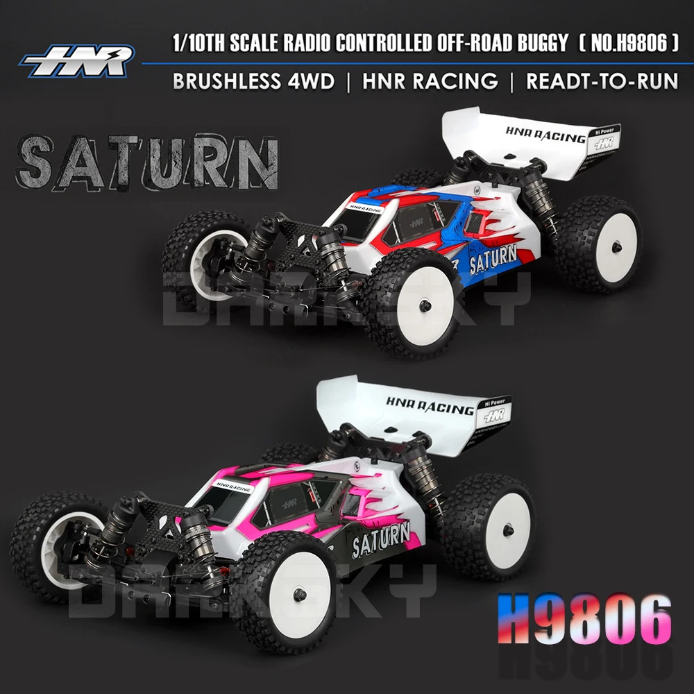 

HNR H9806 SATURN 4WD Brushless 1/10 RC Electric Remote Control Model Cars Off-Road Buggy Adult Children's Toys