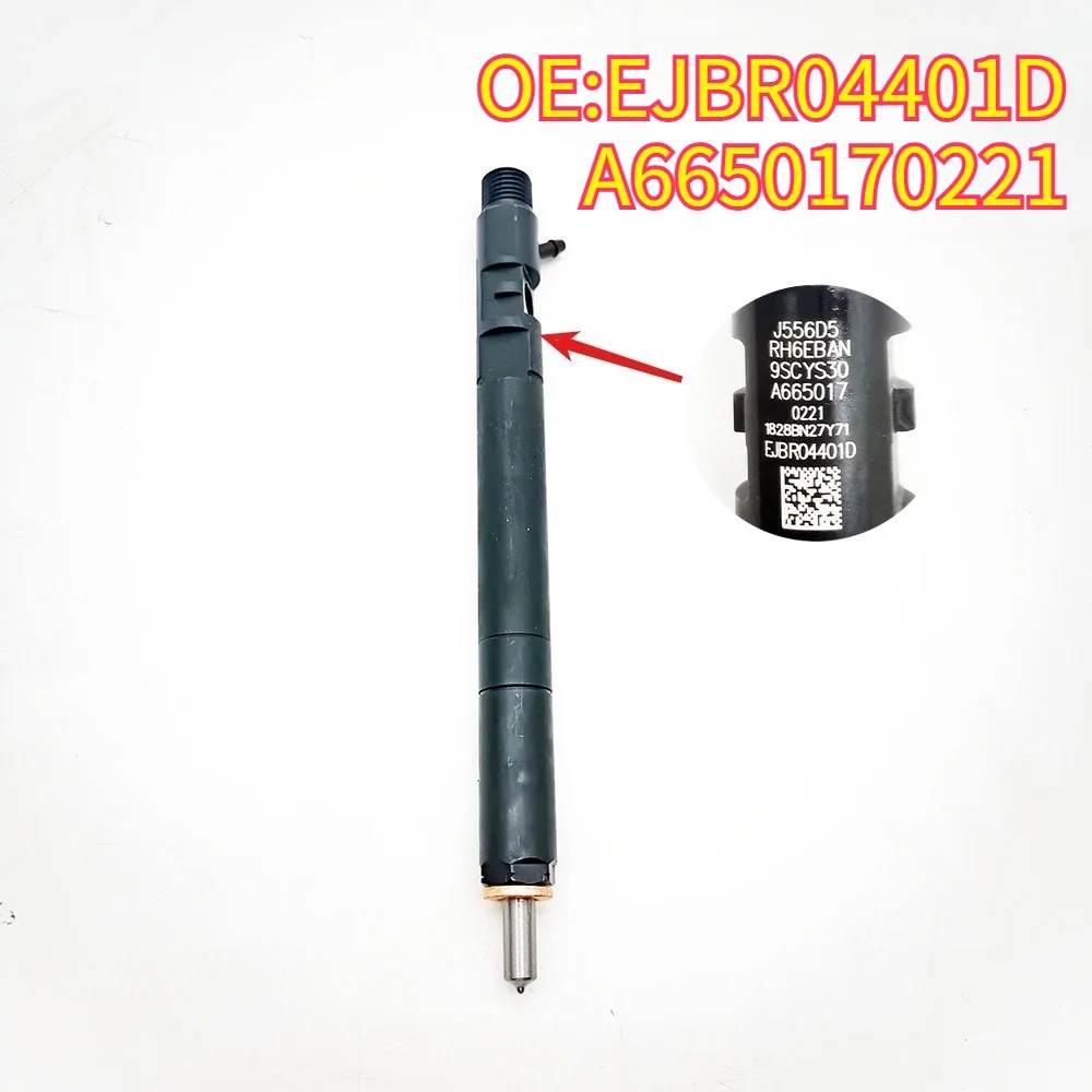 High Quality New For EJBR04401D A6650170221 Diesel Fuel Injector For Ssangyong Kyron Rexton Roduis 2.7 XDI Euro4 2006-On D27DT