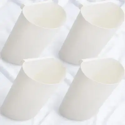 

4 Pcs Hanging Basket Storage Organizers for Cart Baskets Tool Utility Small White