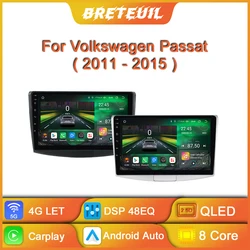 For Volkswagen Passat B7 B6 CC 2010 - 2015 Car Radio Android Multimedia Player Navigation GPS Carplay Touch Screen Auto Stereo