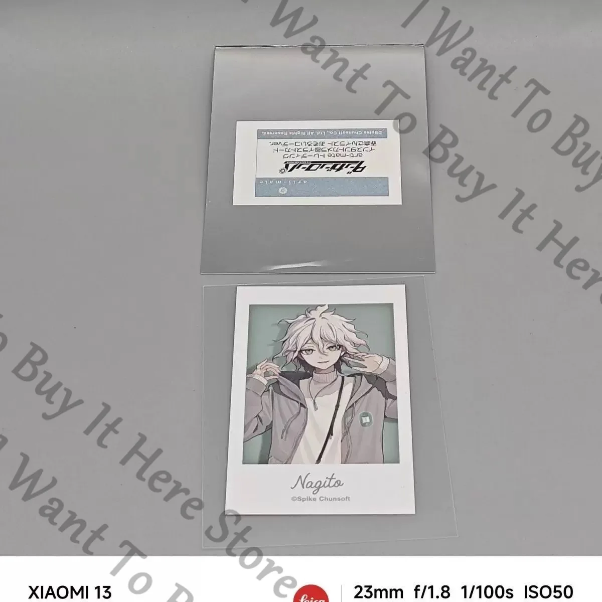 Anime Danganronpa Nagito Komaeda Nanami ChiaKi Saihara Shuichi Kokichi Oma Cosplay Cartoon Lesser Calorie Card Mascot Fans Gift