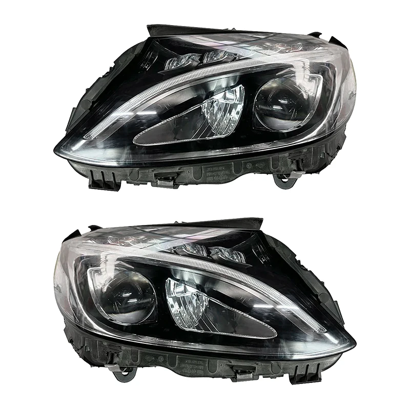 High Quality LED Headlight For Mercedes Benz C Class W205 Waterproof Front Lamp With OE Code 2059067303 12V Voltage