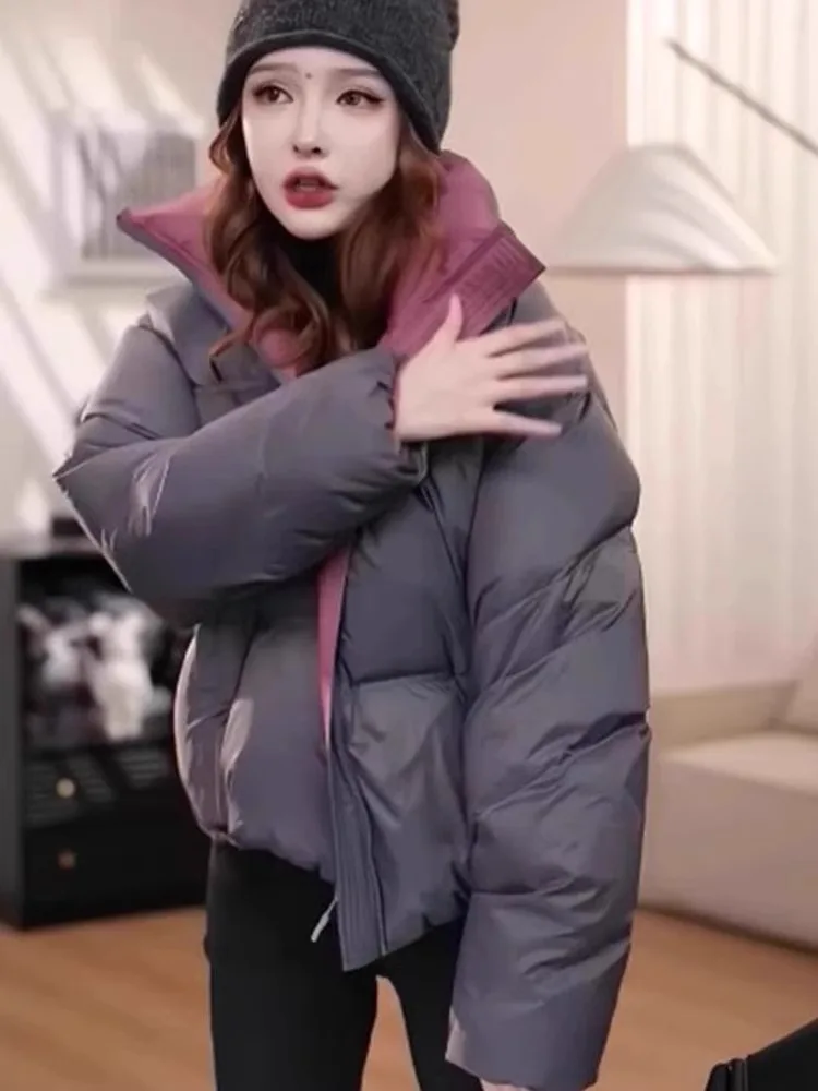 تصميم سحاب عصري طويل Sve فضفاض مناسب للأسفل سترة نسائية كاجوال من القطن Jaet النسخة الكورية ذات قصة مستقيمة #1