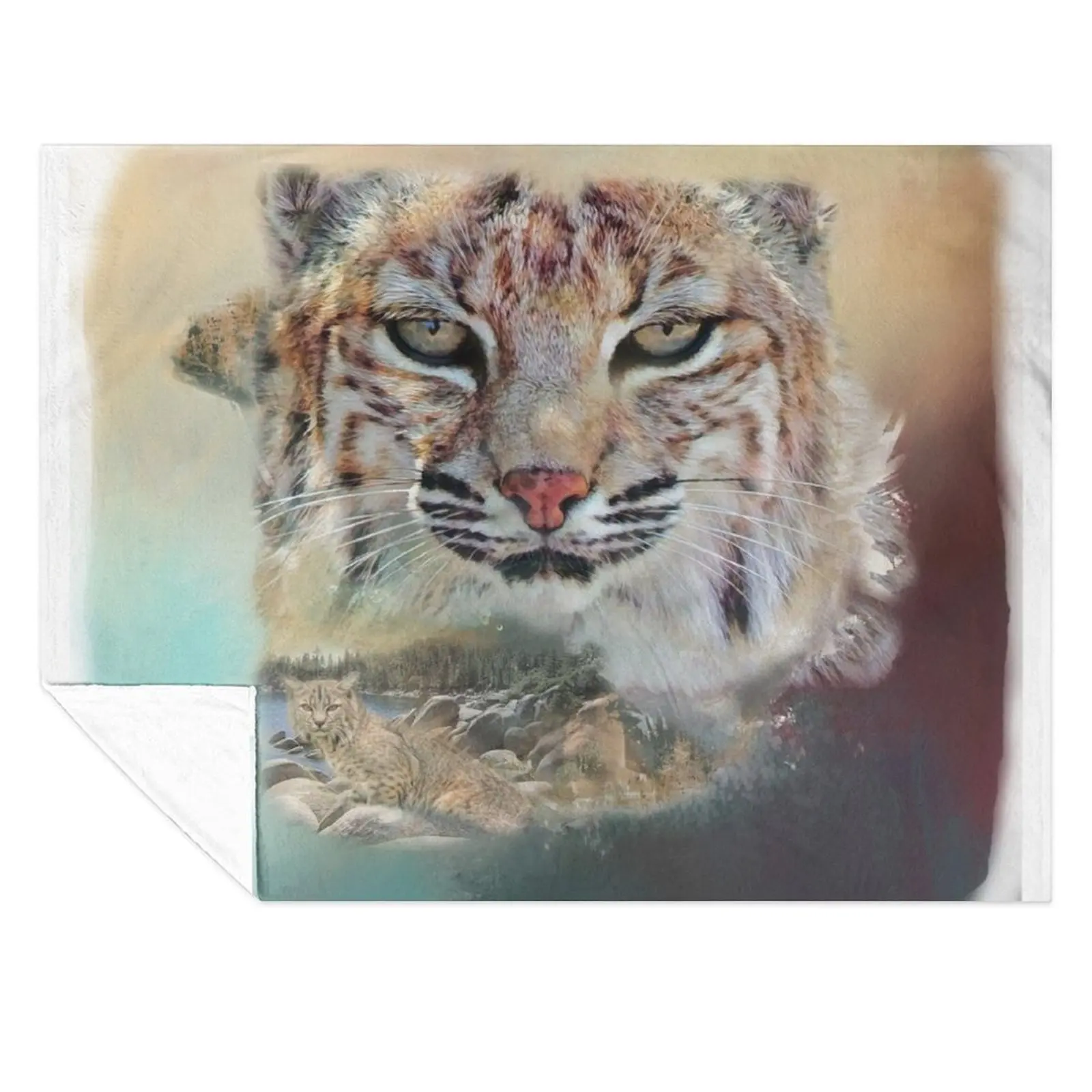 

Bobcat Throw Blanket Polar christmas gifts Large Blankets
