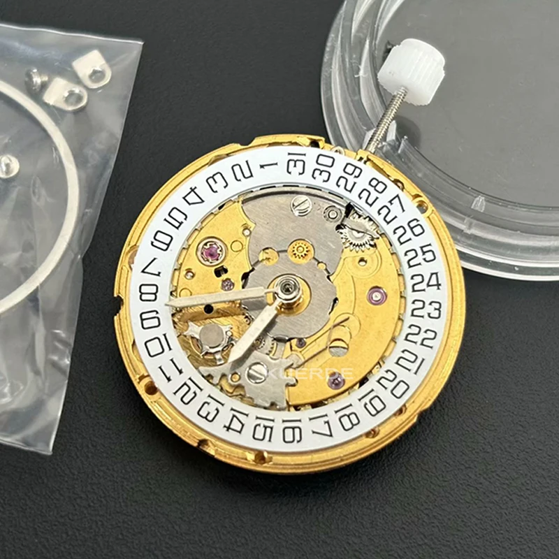 

China Made GMT 2836 Gold Movement With Date At 3 O'clock High-Precision Automatic Mechanical Watch Movement Accessories