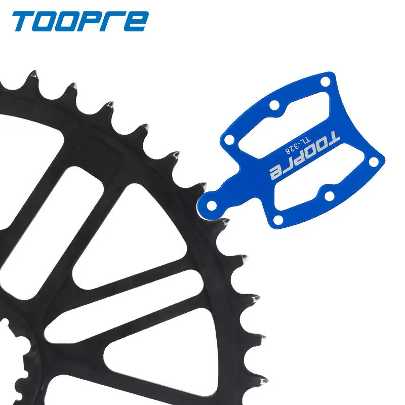 AliExpress NONE TOOPRE Bike Single Chainring Narrow-Wide Chainring Wear Checker Measurement Tool Chainwheel Chain Ring Tooth Guage