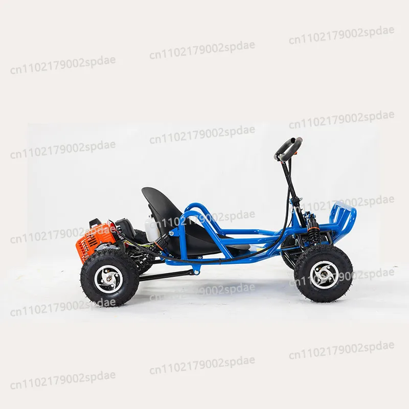 Kart Todoterreno de Cuatro Ruedas para Adultos, Kart de Pedales para Derrapes en la Playa, con Transmisión por Cadena, para Uso en Parques Infantiles
